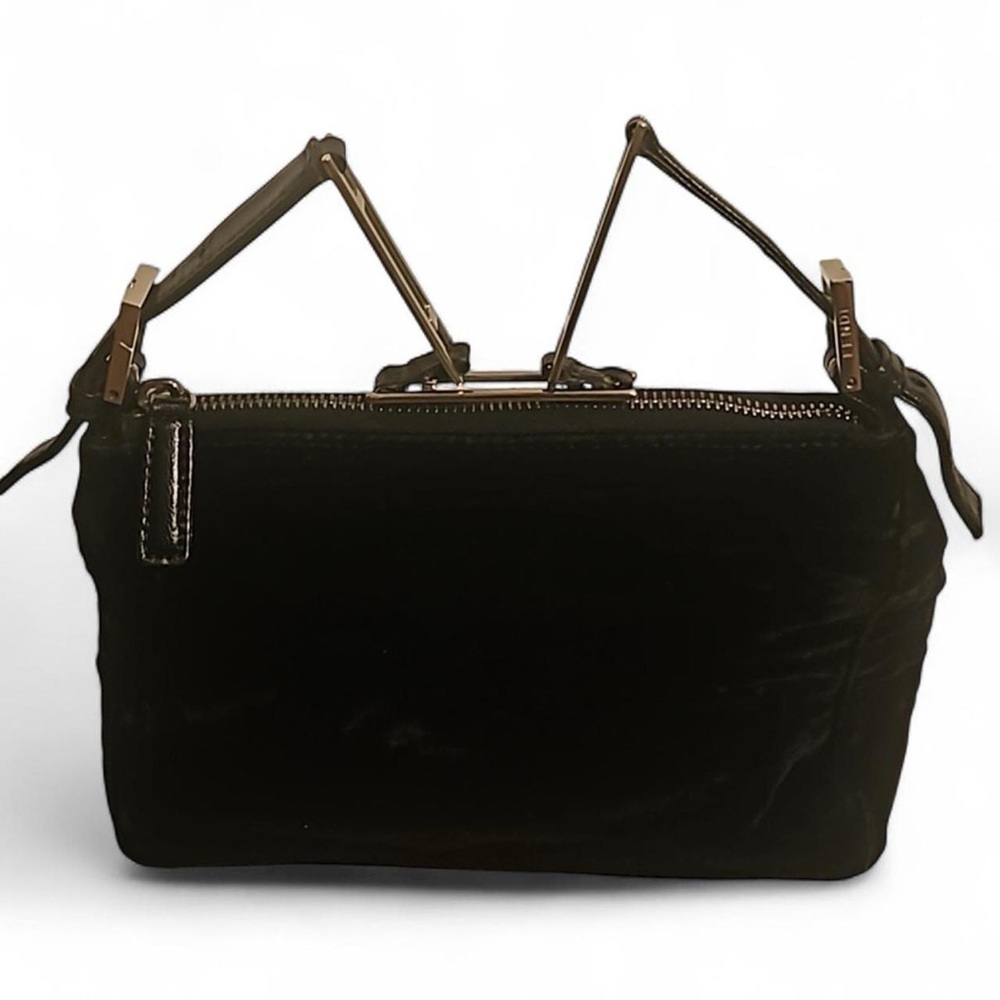 Fendi Black Velvet Clutch